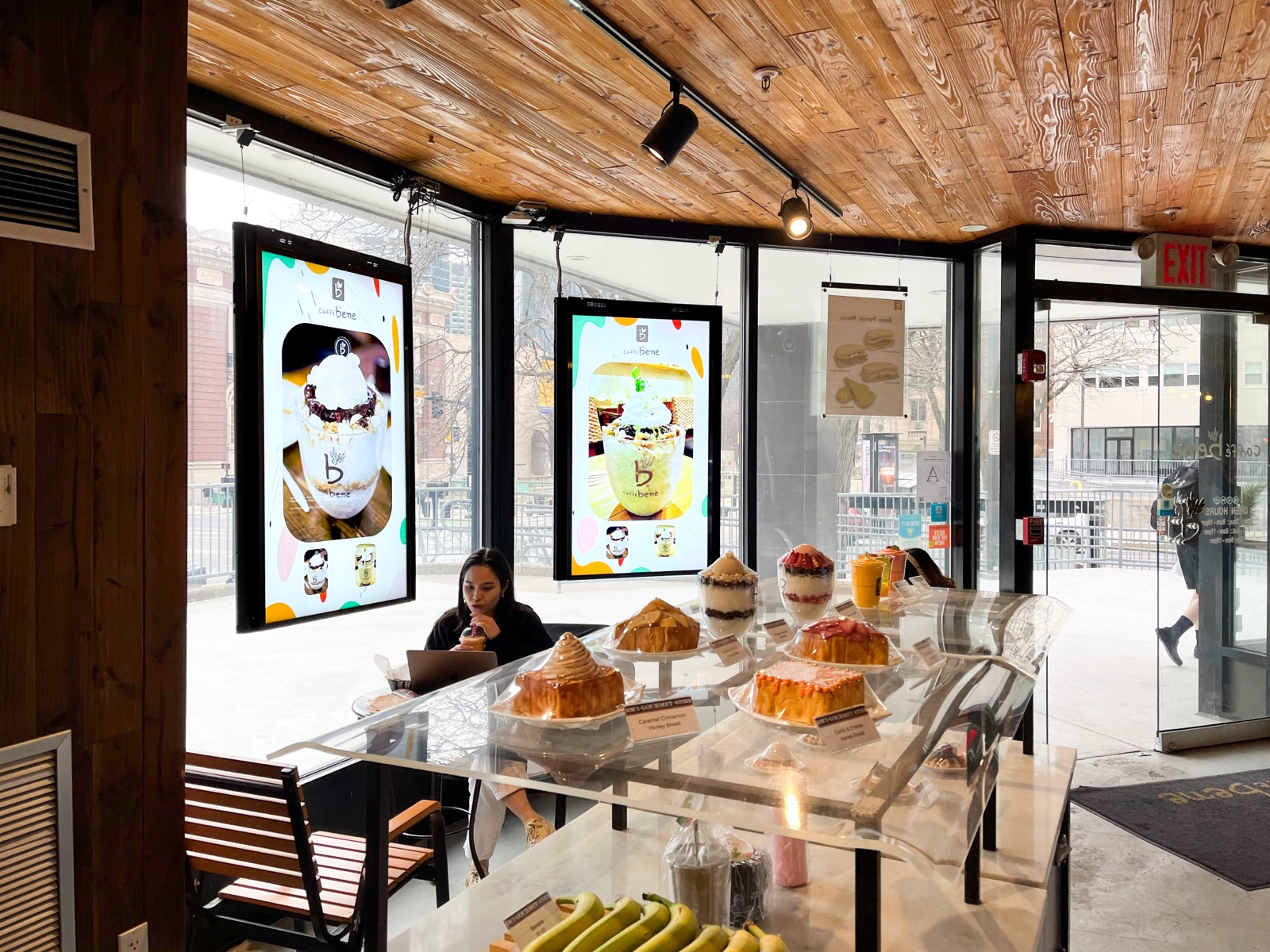 Smartify screen at Caffè Bene, Boston