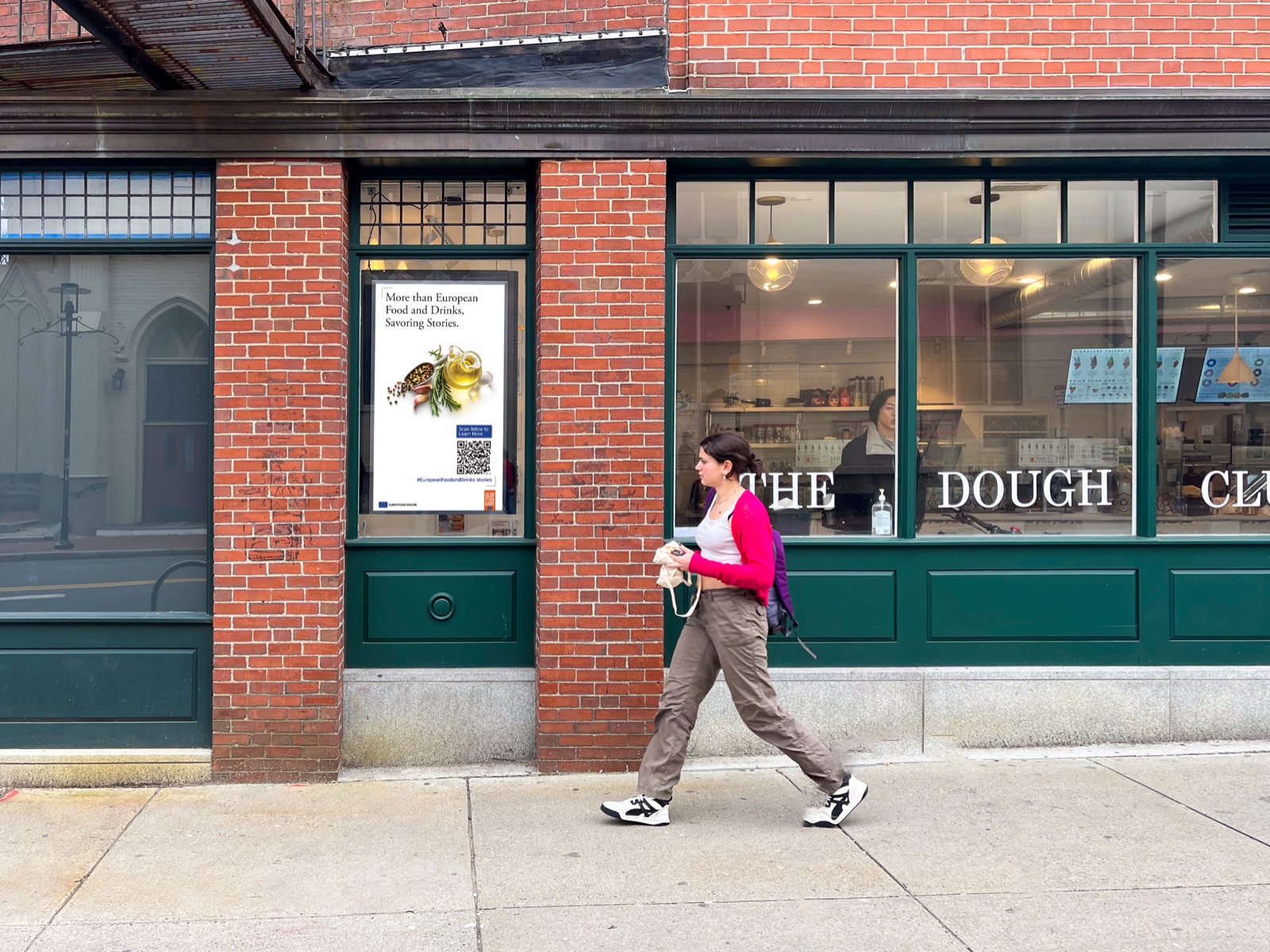 Smartify screen at Dough Club, Boston